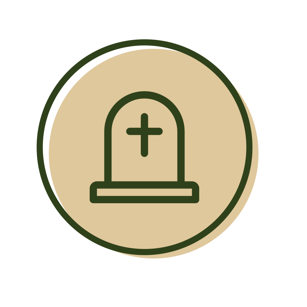 Estrutura completa de cemitério, funerária e crematório